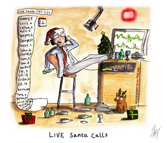 Voiceover Cartoon - Santa Calls