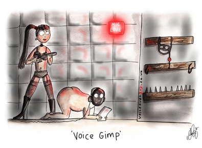 Voiceover Cartoon - voice gimp